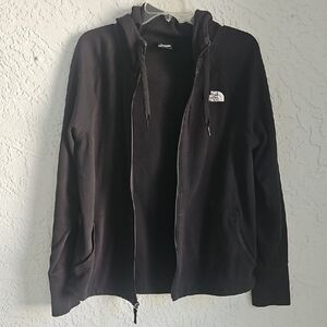 The North Face Women's Full Zip-Up Hoodie Black | Size XL